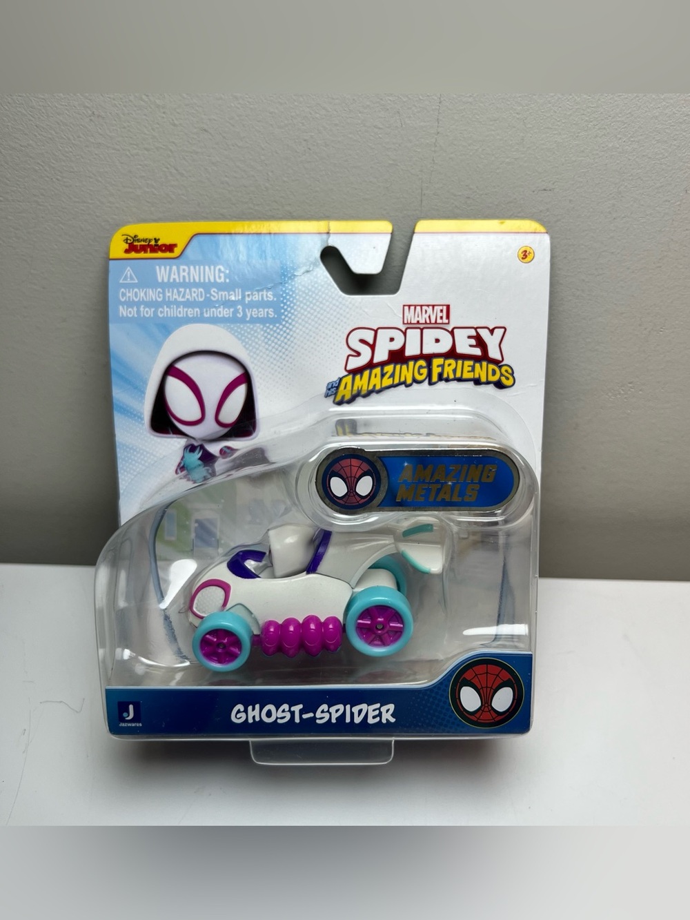 Ghost-Spider Toy Car - White & Purple